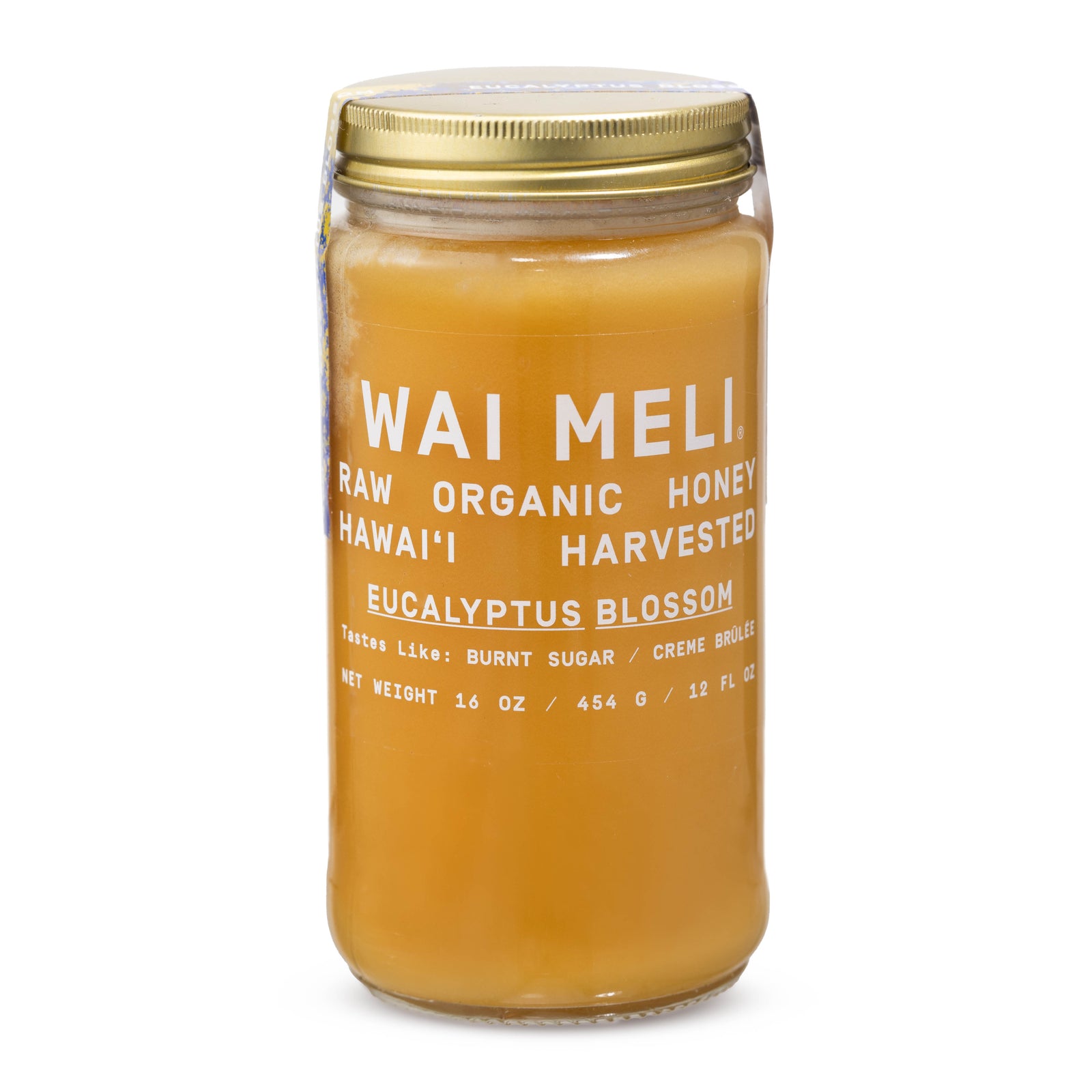 Eucalyptus Blossom Honey - 16oz - Front View | Wai Meli