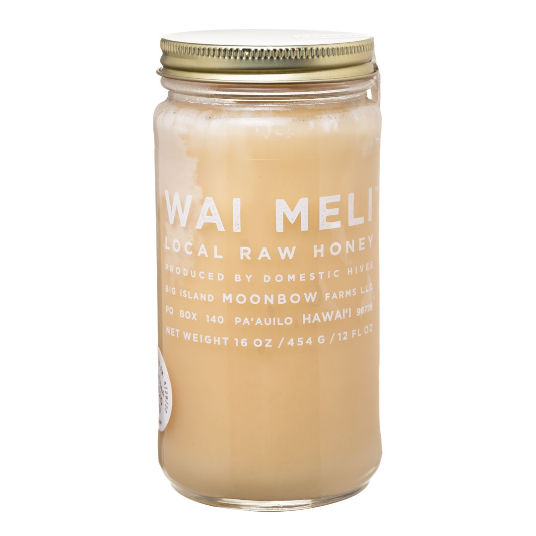 Wai Meli - Kiawe Blossom Honey - 16oz - Front View