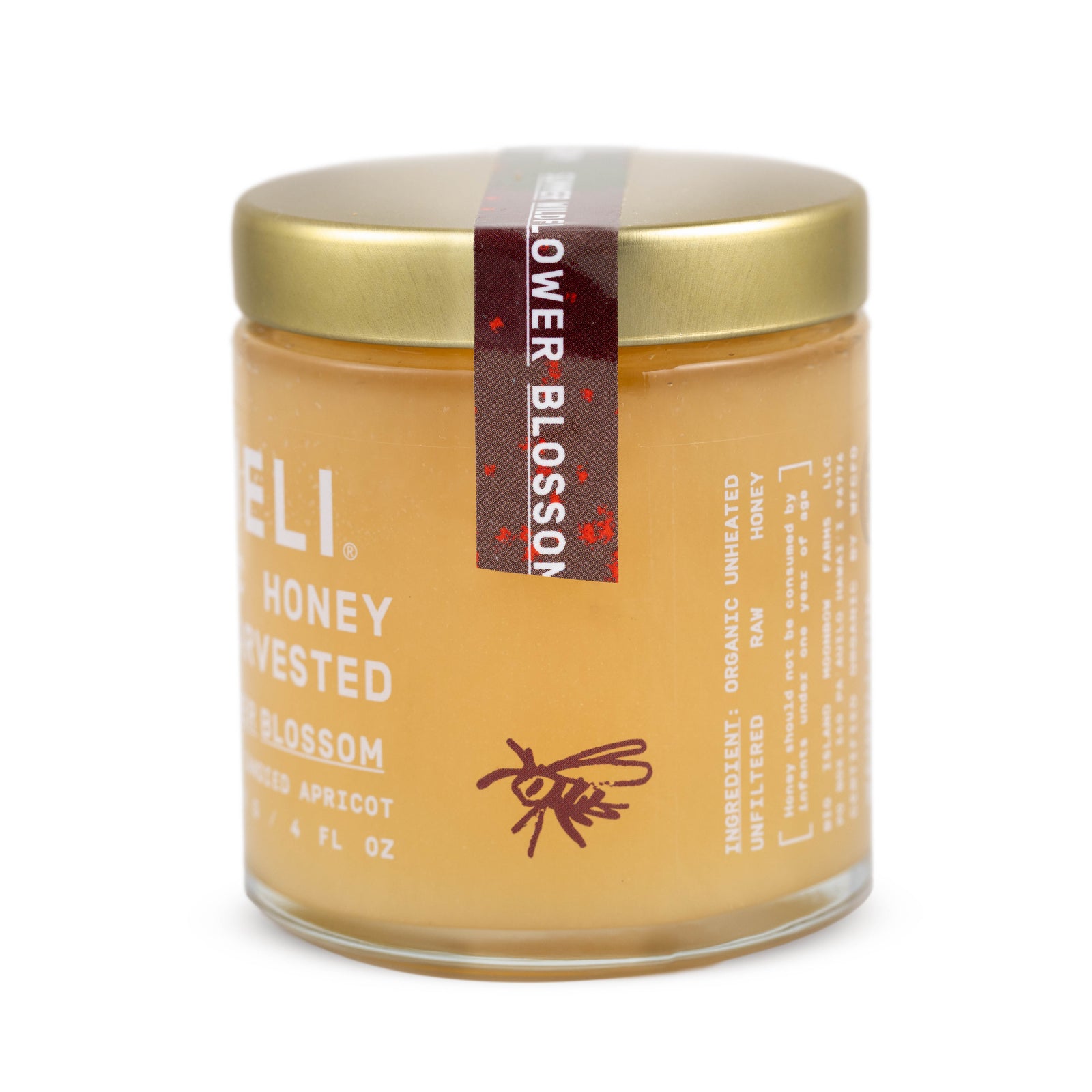 Summer Wildflower Blossom Honey - 5oz - Side View | Wai Meli