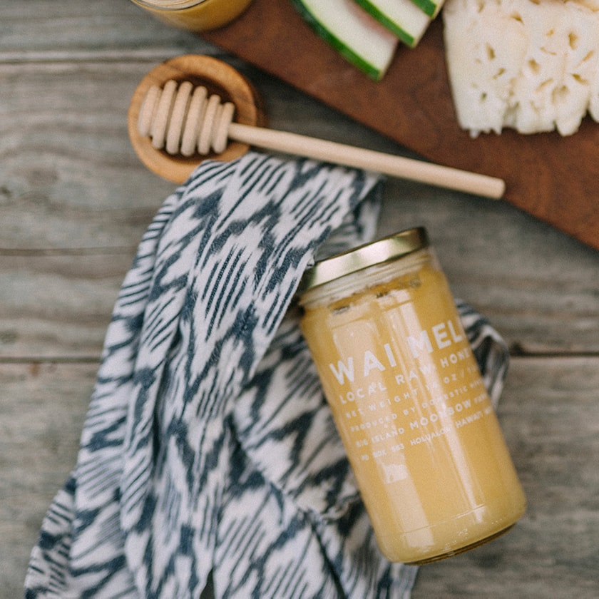 Wai Meli honey in a jar