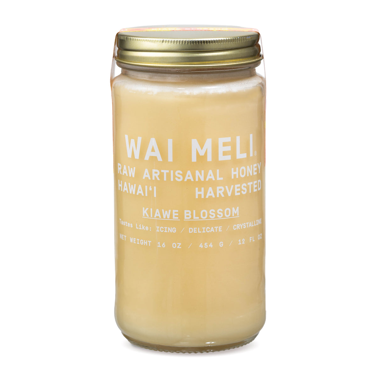 Kiawe Blossom Honey - 16oz - Front View | Wai Meli