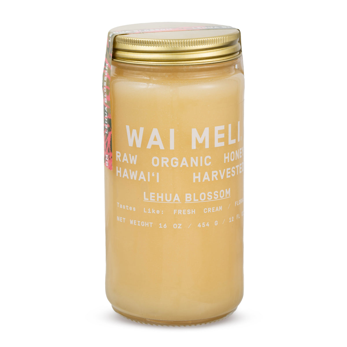 Lehua Blossom Honey - 16oz - Front View | Wai Meli