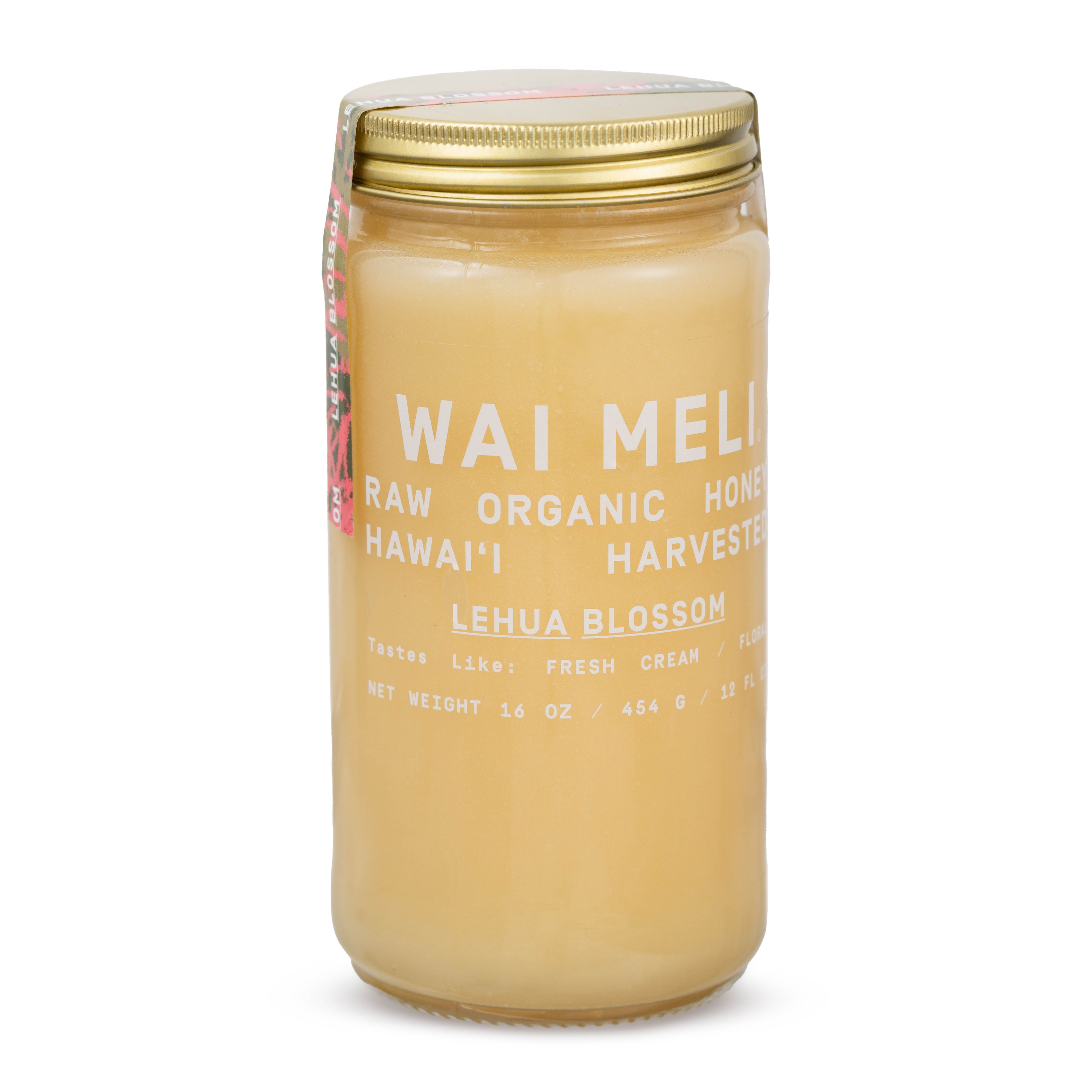 ももぴー8　ラヴィエール 100% Raw Hawaiian Lehua Honey - 16oz | Wai Meli Honey