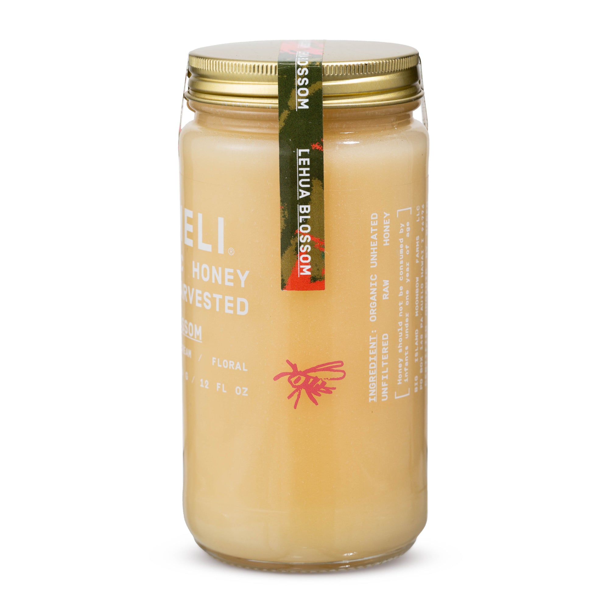 ももぴー8　ラヴィエール 100% Raw Hawaiian Lehua Honey - 16oz | Wai Meli Honey