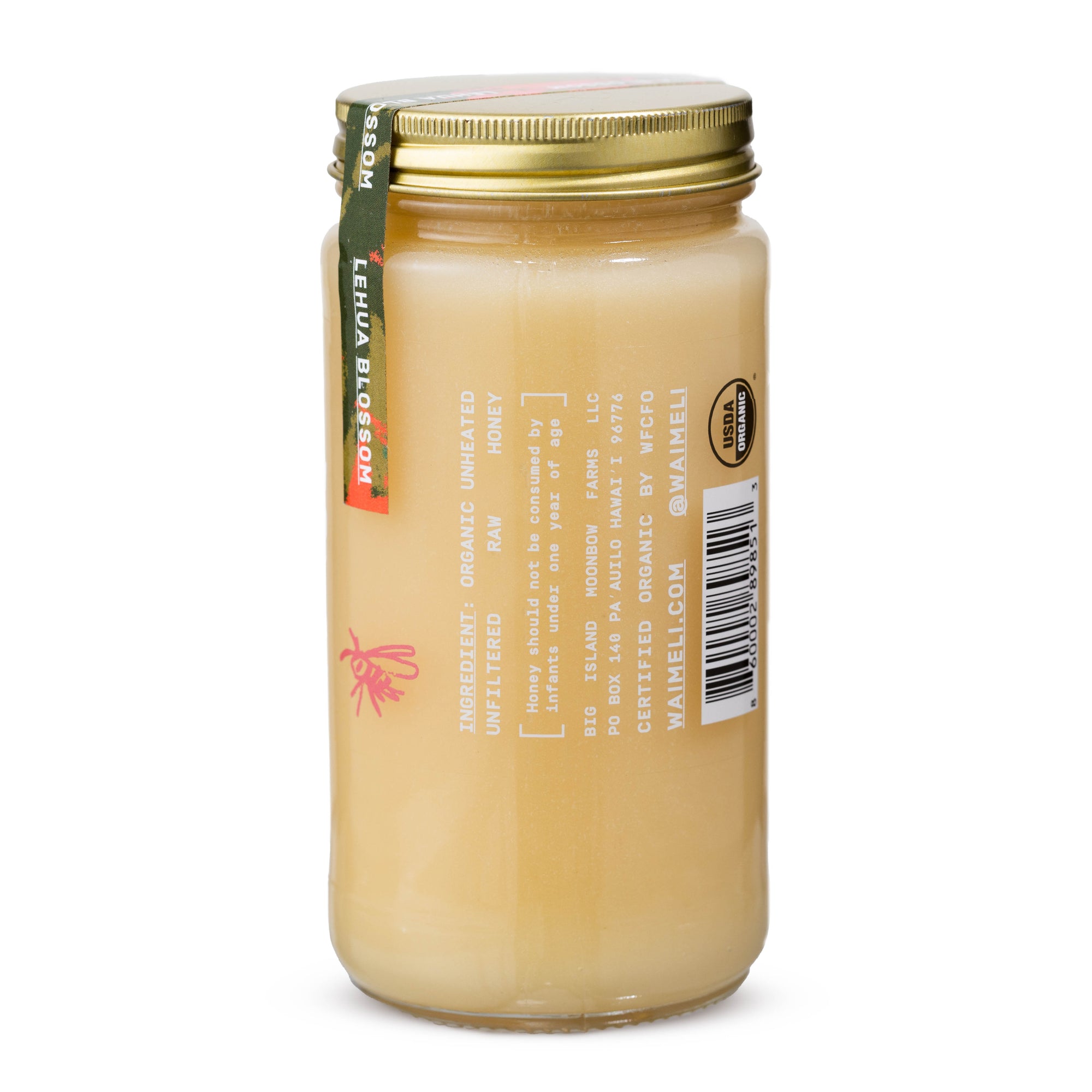 100% Raw Hawaiian Lehua Honey - 16oz | Wai Meli Honey