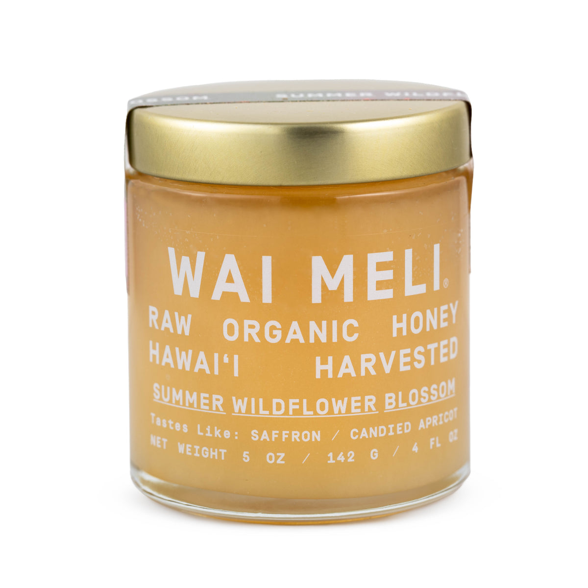 Summer Wildflower Blossom Honey - 5oz - Front View | Wai Meli