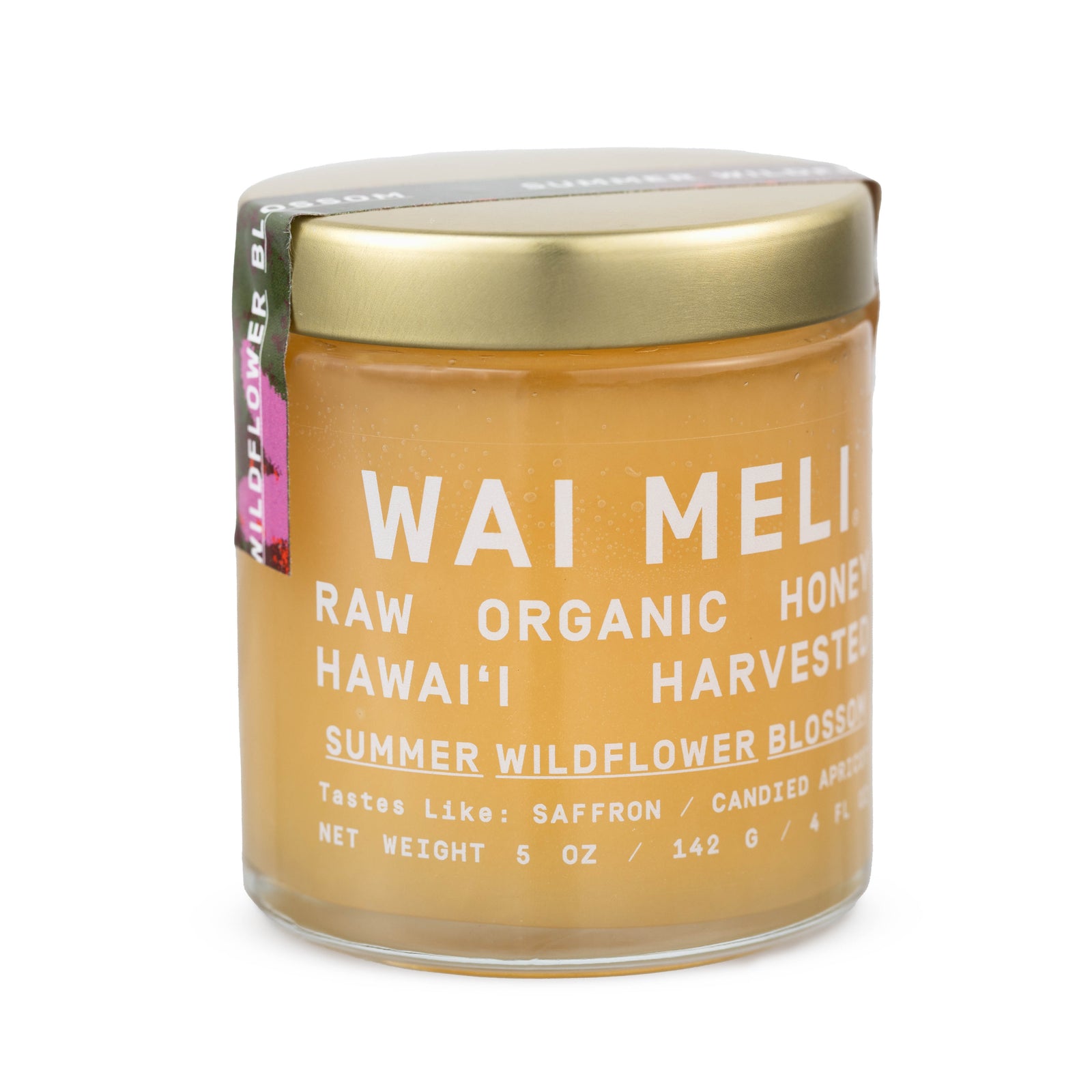 Summer Wildflower Blossom Honey - 5oz - Front View | Wai Meli
