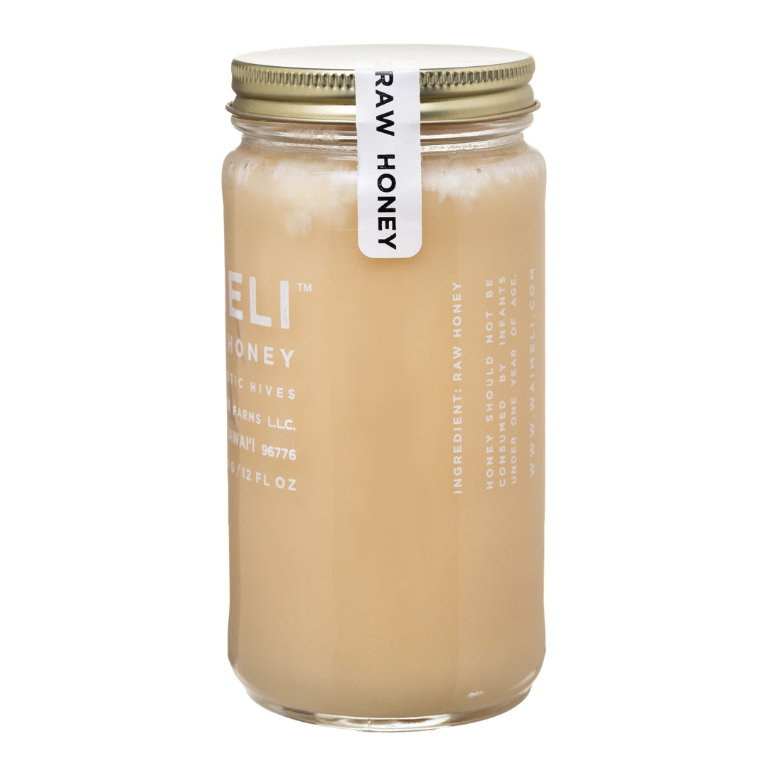 Wai Meli - Kiawe Blossom Honey - 16oz (KIA-16OZ) - Side View