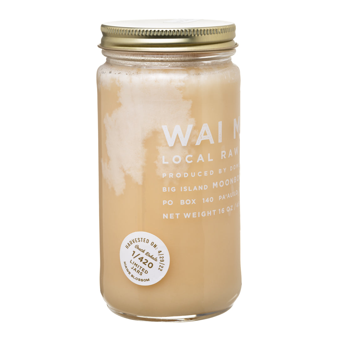 Wai Meli - Kiawe Blossom Honey - 16oz (KIA-16OZ) - Side View