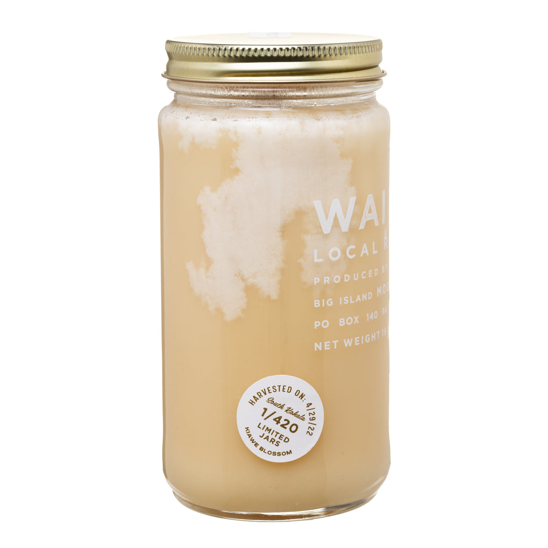 Wai Meli - Kiawe Blossom Honey - 16oz (KIA-16OZ) - Side View