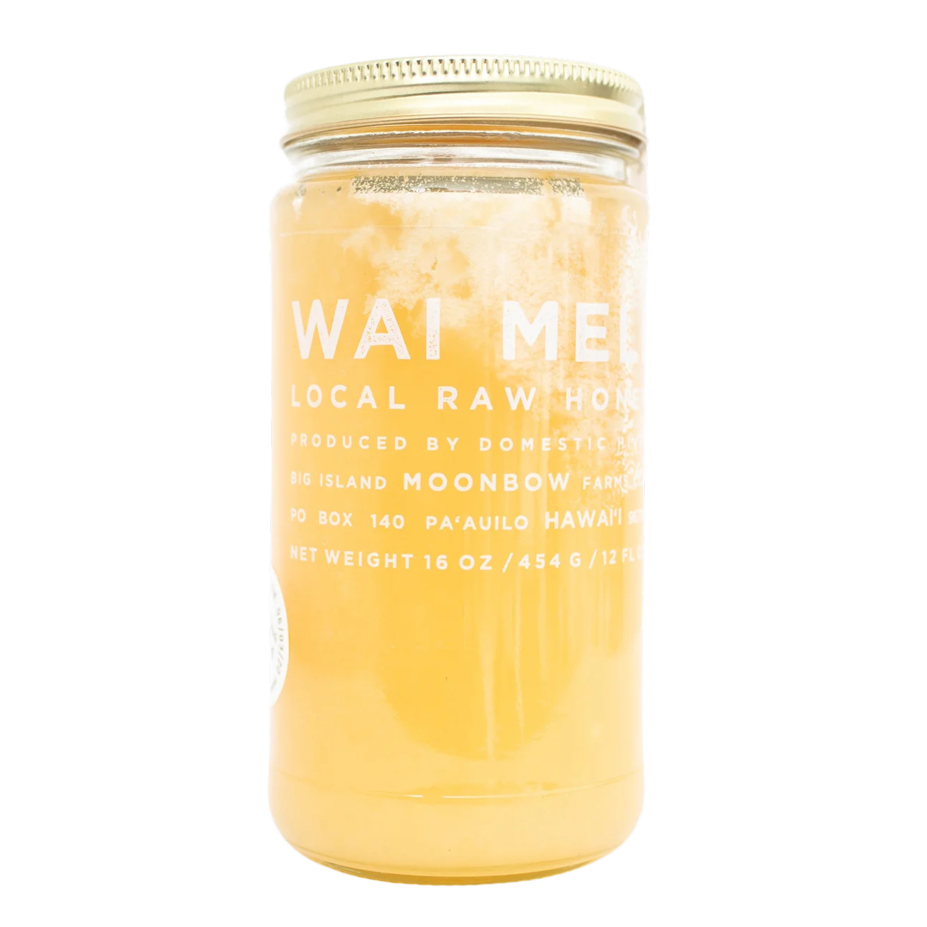 Wai Meli - Kiawe Coconut Blossom Honey - 16oz - Front View