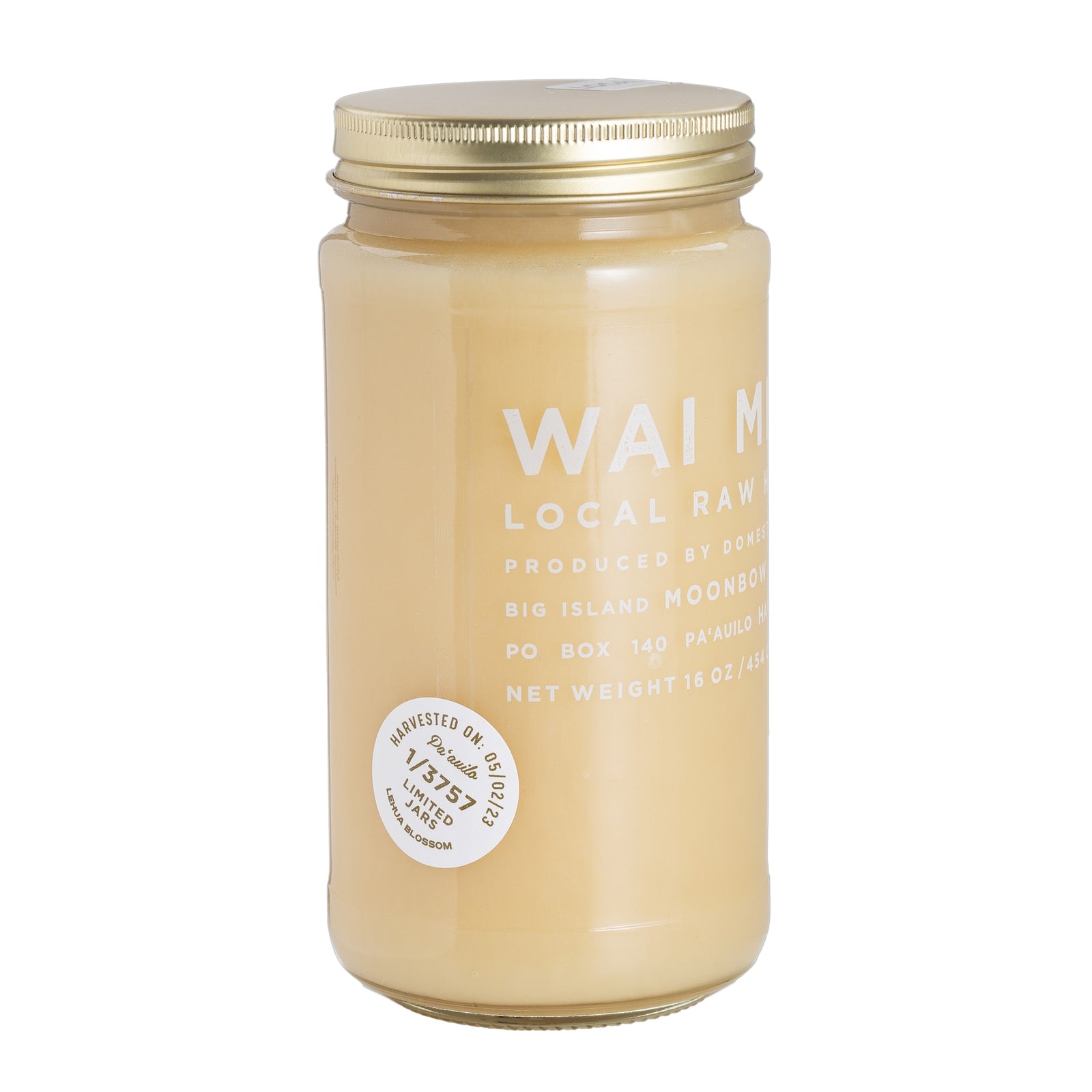 Wai Meli - Lehua Blossom Honey - 16oz (LEH-16OZ) - Side View