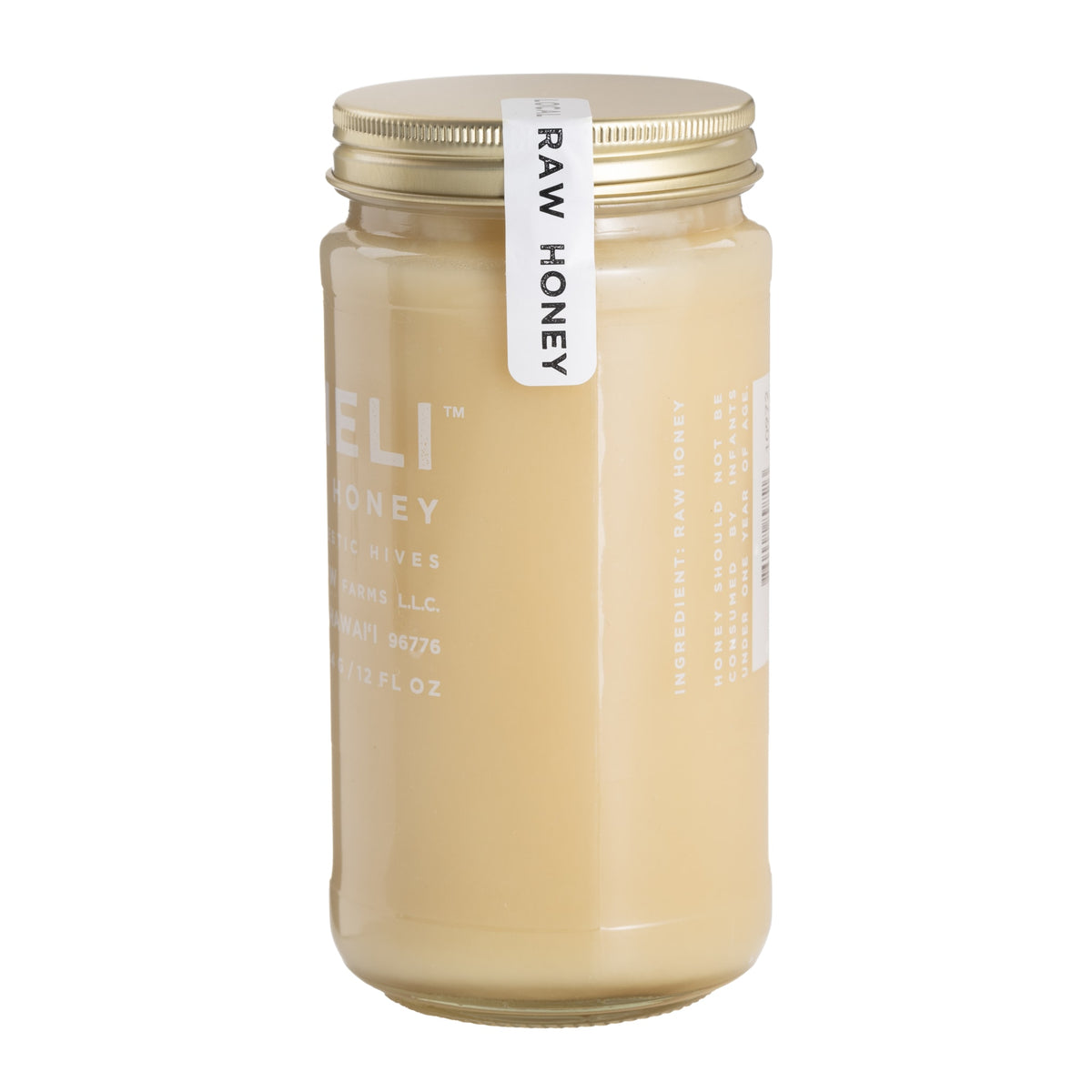 Wai Meli - Lehua Blossom Honey - 16oz (LEH-16OZ) - Side View