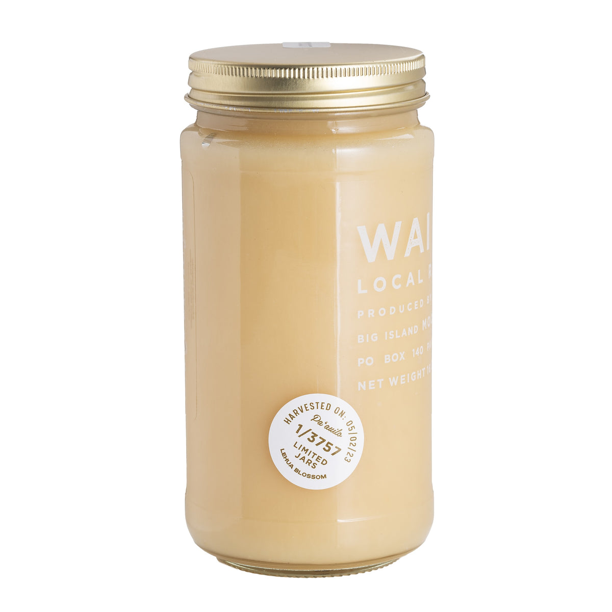 Wai Meli - Lehua Blossom Honey - 16oz (LEH-16OZ) - Side View