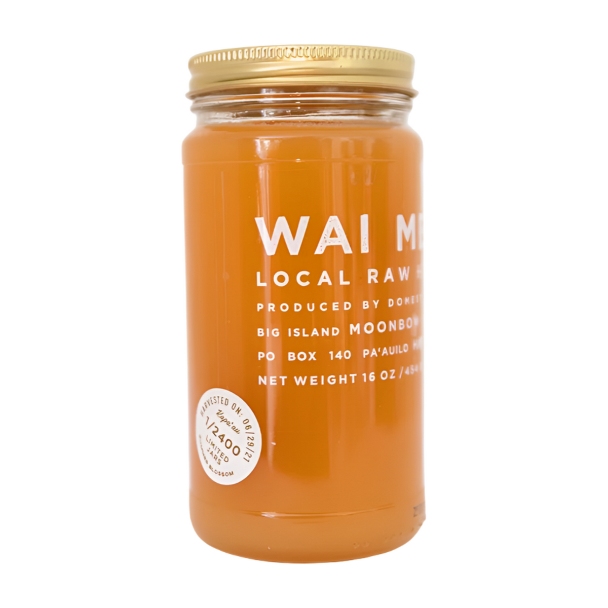 Wai Meli - Summer Blossom Honey - 16oz - Side View