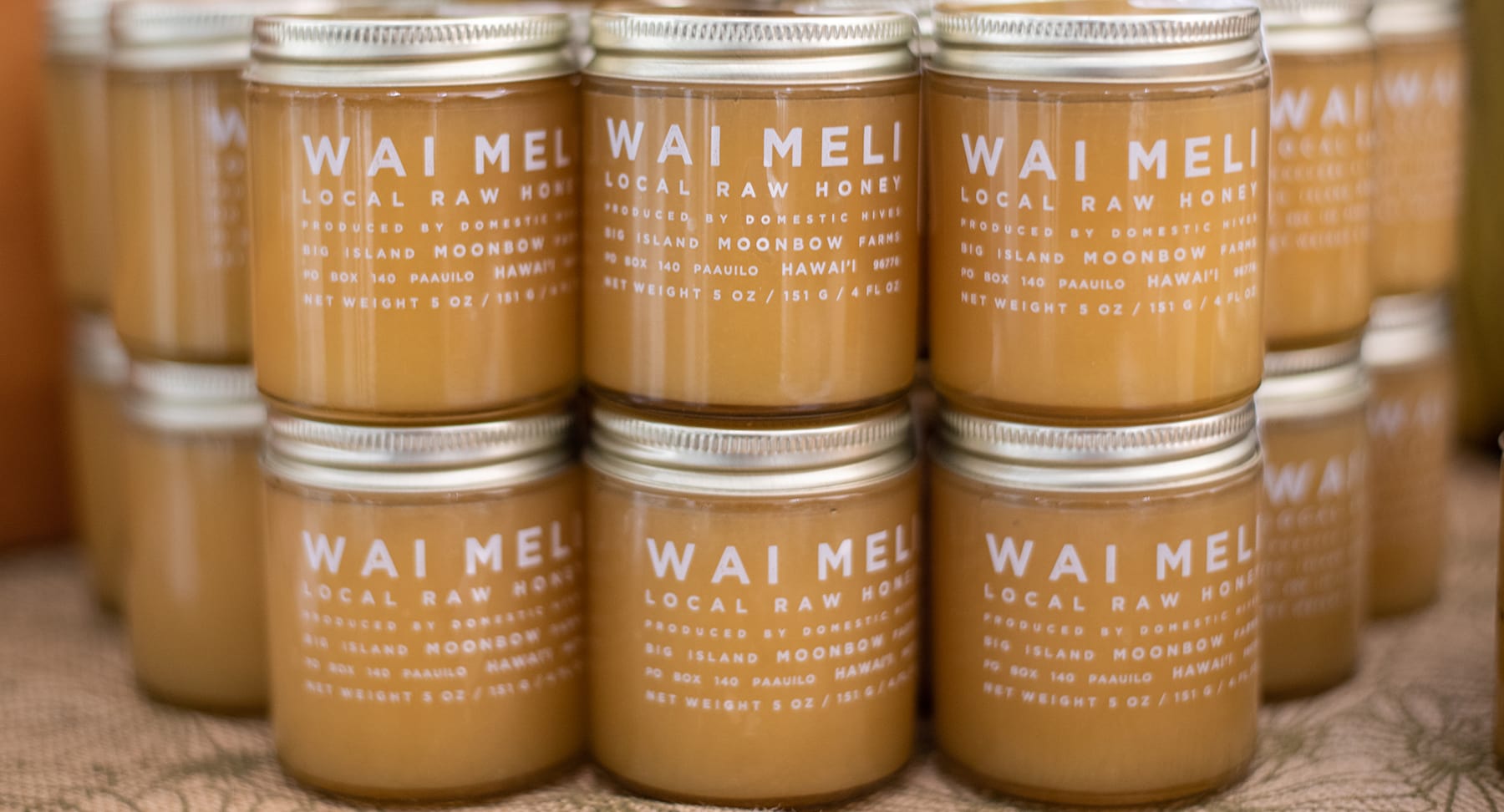 Wai Meli Stacked Honey Jars