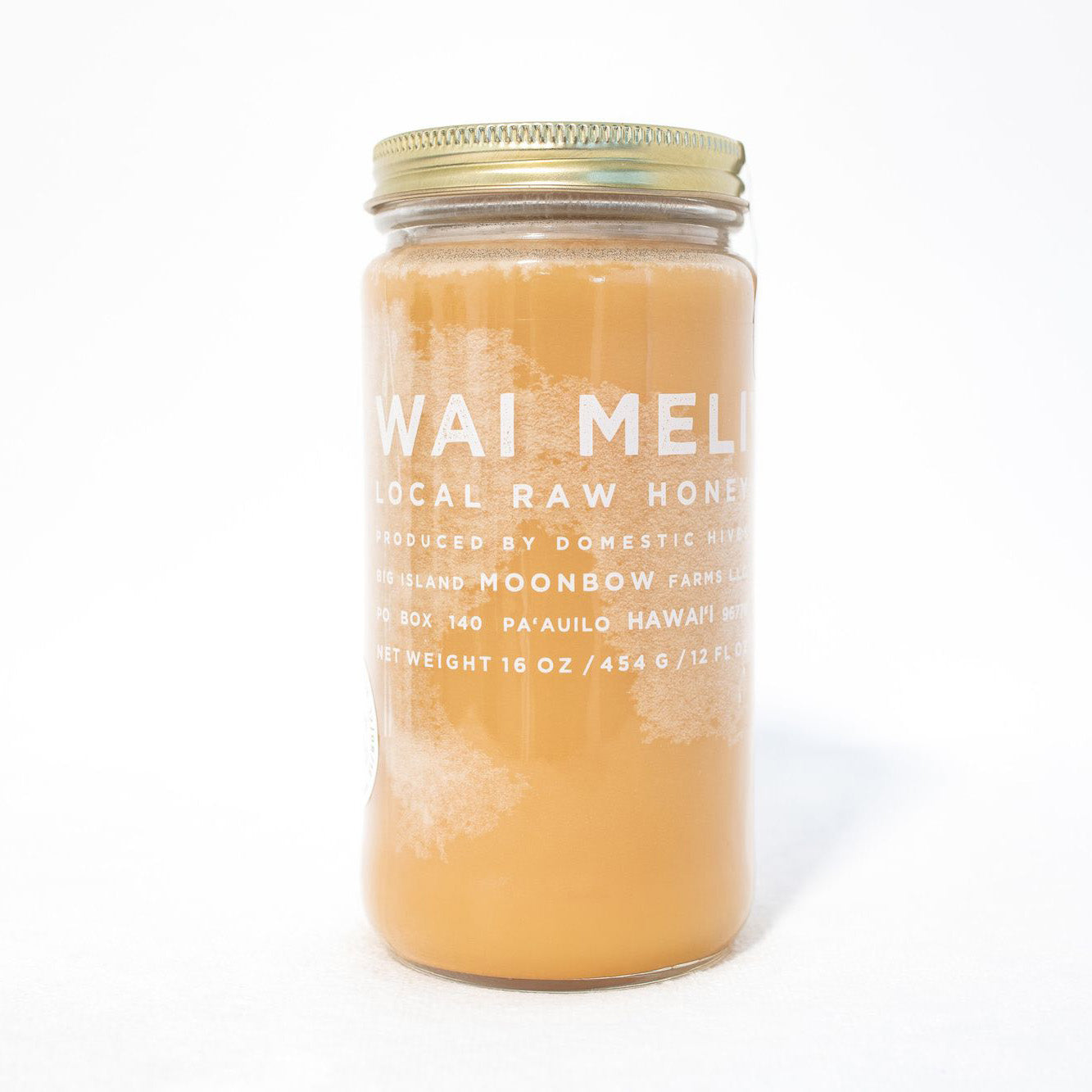 Wai Meli - Eucalyptus Blossom Honey - 16oz - Front View