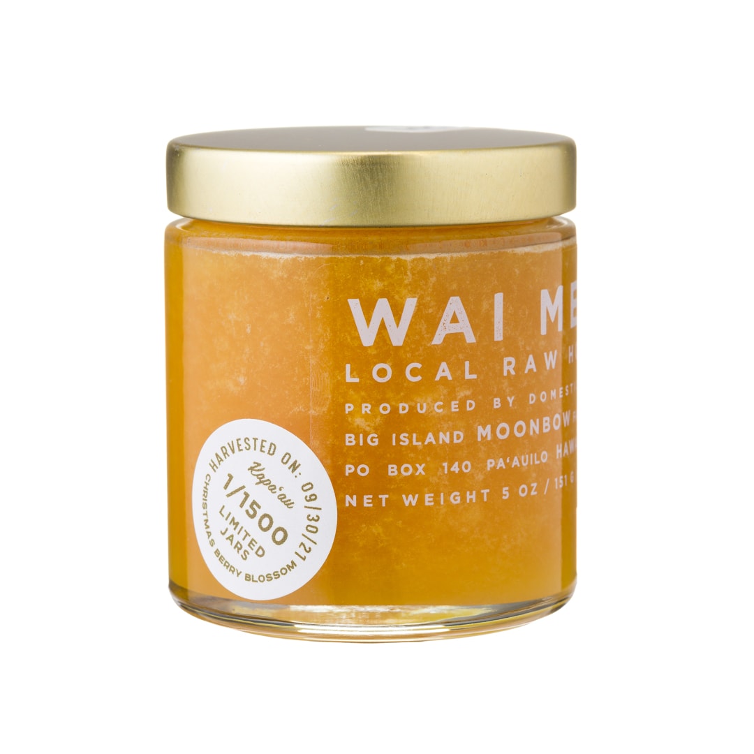 Wai Meli - Christmas Berry Blossom Honey - 5oz - Side View