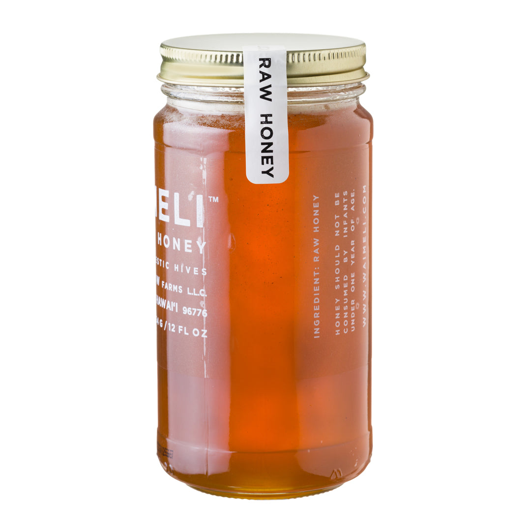 Wai Meli - Java Plum Blossom Honey - 16oz - Left Side View